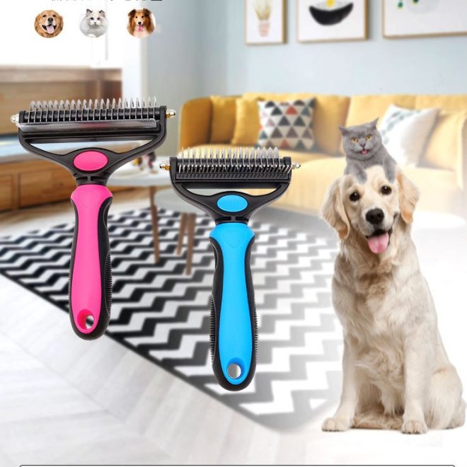 Multifunctional 2 in 1 pet comb dog hair remover wholesale