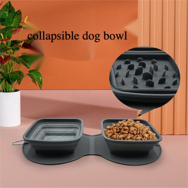 2024 newest collapsible dog bowl wholesale customized silicone products