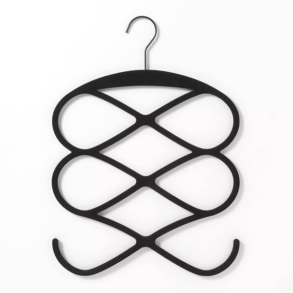 Velvet scarf hanger