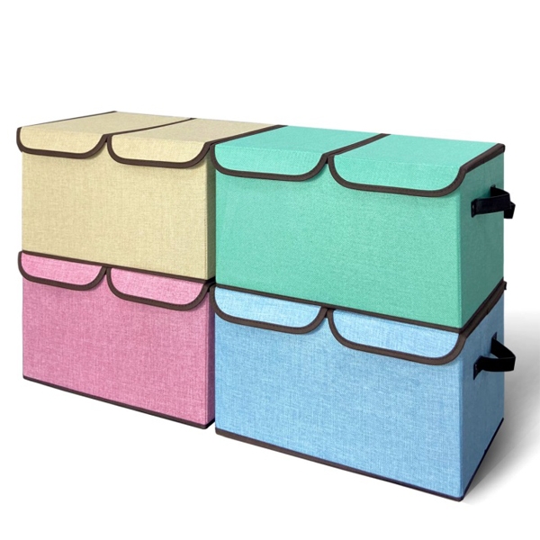 Fabric foldable storage box in stock