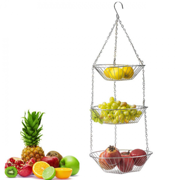 3-tier hanging basket