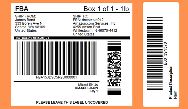 growsilicone Amazon FBA labels